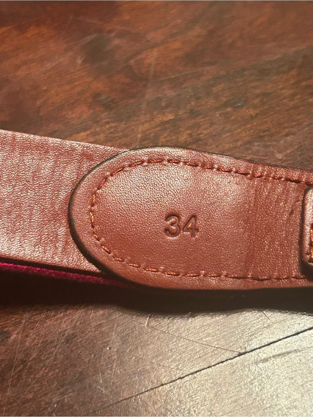 Smathers & Branson Men's SEC A&M Needlepoint Belt 34